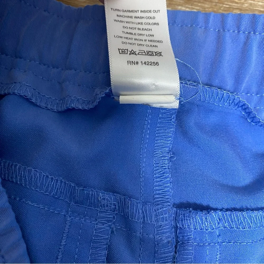 FIGS FIONx Tansen™ Jogger Scrub Pant Blue Healthcare Career Wear Size Small